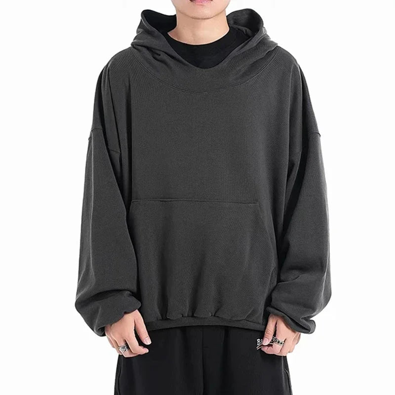 Double Layer  Solid Color Hoodies