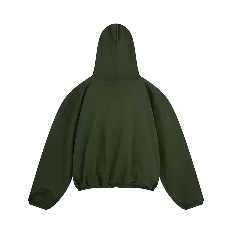 Double Layer  Solid Color Hoodies